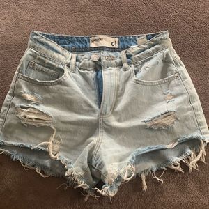 Garage HI-Rise Festival jean shorts